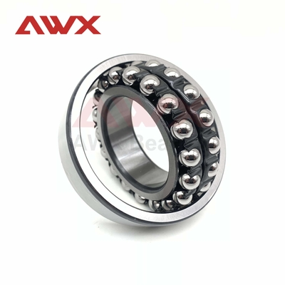 Buy Double Row Aligning Ball Bearings P0 Precision Rating Chrome Steel Nylon Cage online manufacture