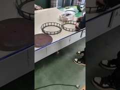 Spherical roller bearings are being installed