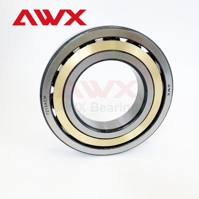 Pressed Steel Cage Angular Contact Ball Bearing 7000 7001 7002 7003 70004 ACM