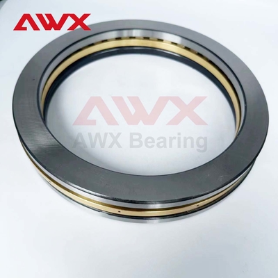 Steel Auto Parts Flat Thrust Roller Bearing 81214 81215 81216 With Brass Cage Material And Z2V2 Vibration