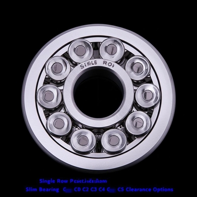Single Row Precision Slim Bearing with C0 C2 C3 C4 C5 Clearance Options